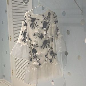 Beaded dress with embellishments